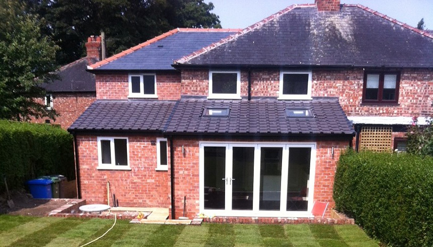 Extensions and new builds undertaken